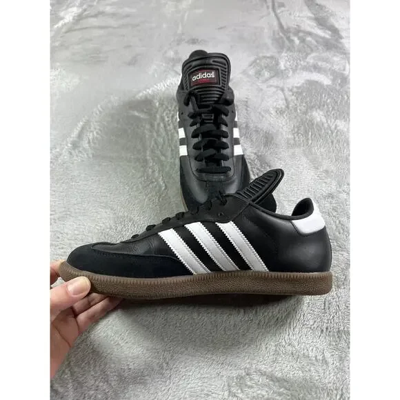 Adidas Samba Classic Black White Gum Sole Men’s 8.5 Athletic Shoes